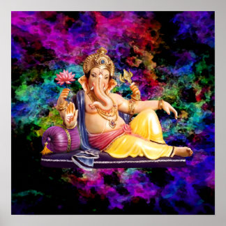 Ganesha im Spirituellen Himmelspopster Poster