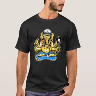 Ganesha in Oldschool Hip Hop Rap Style Ganesh Hiph T-Shirt
