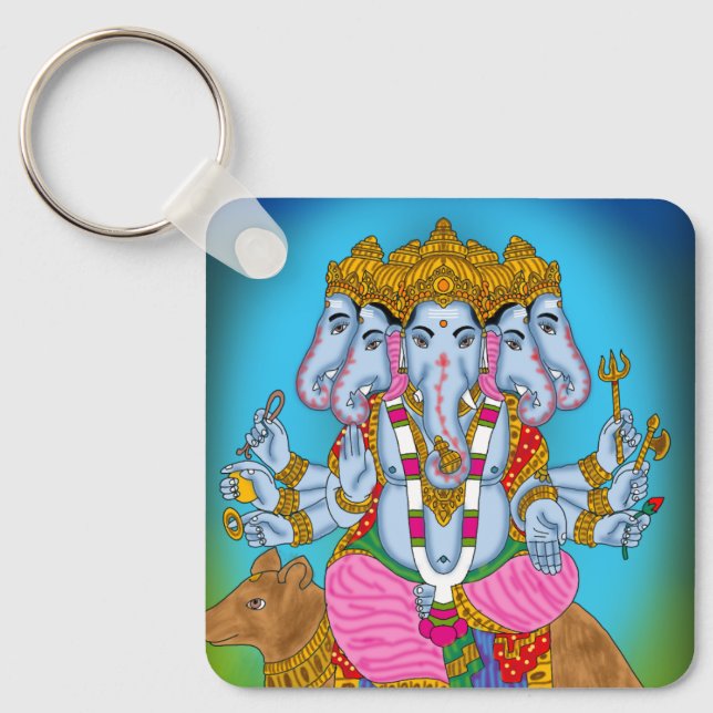 Ganesha Keychain Schlüsselanhänger (Vorderseite)