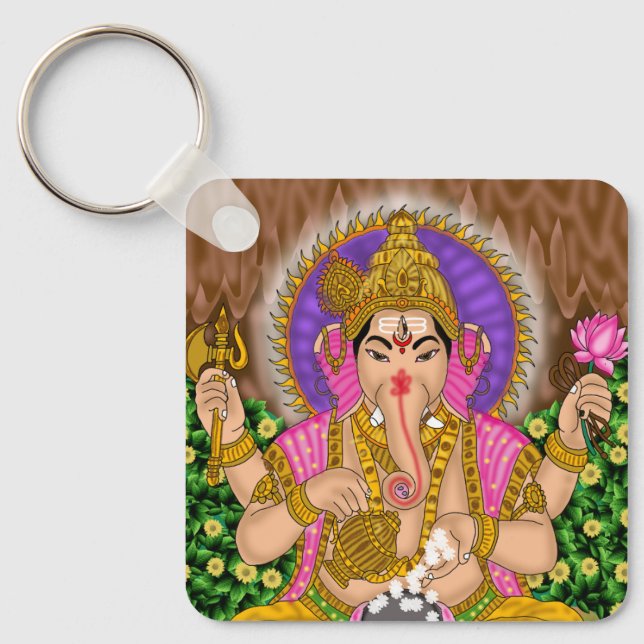 Ganesha Keychain Schlüsselanhänger (Vorderseite)