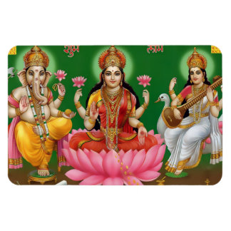 Ganesha, Lakshmi und Saraswati Magnet