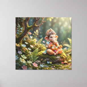 Ganesha Leinwanddruck