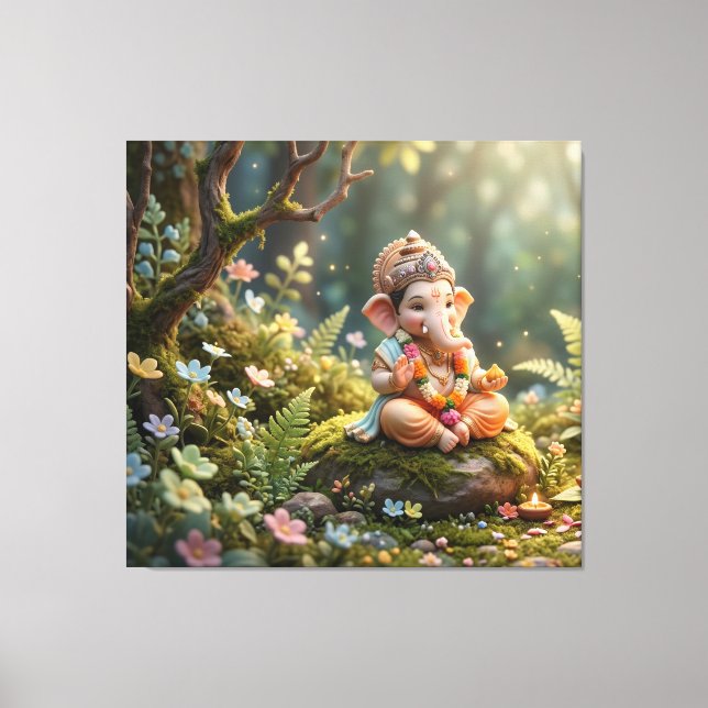 Ganesha Leinwanddruck (Vorderseite)