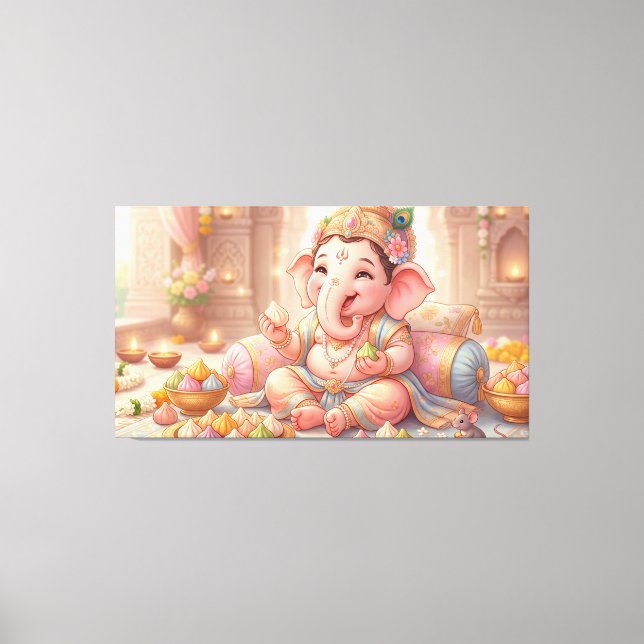 Ganesha Leinwanddruck (Vorderseite)