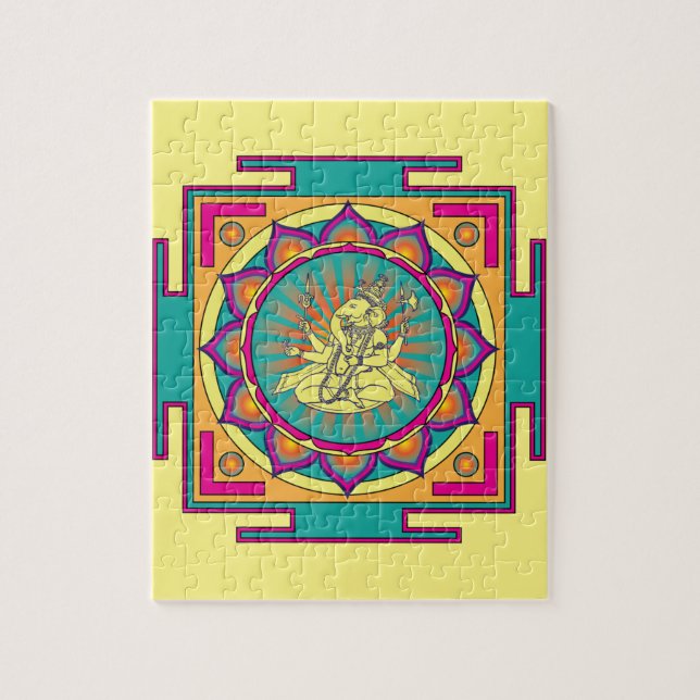 Ganesha Mandala Puzzle (Vertikal)