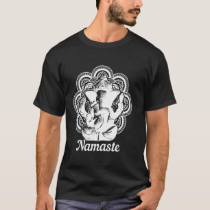 Ganesha Mandala Spirituelles Indien Hindu Gott Yog T-Shirt