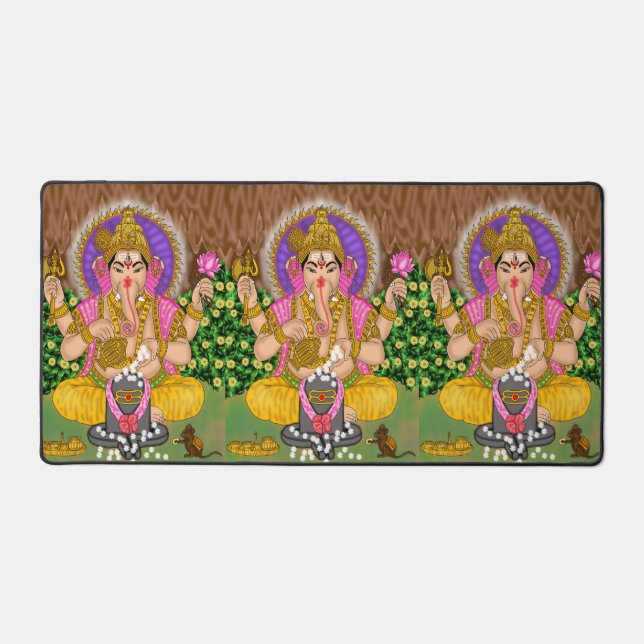 Ganesha-Mauspad Schreibtischunterlage (Vorderseite)