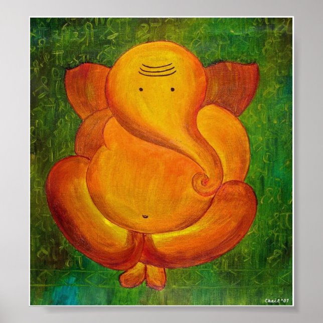 Ganesha-Poster Poster (Vorne)
