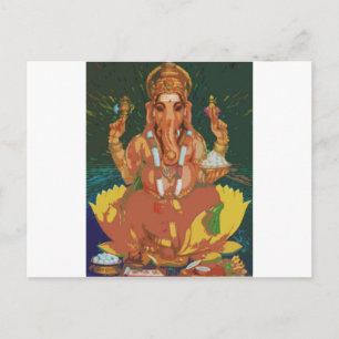 Ganesha Postkarte