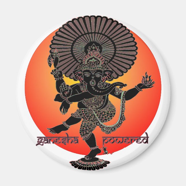 Ganesha Powered Magnet (Vorne)
