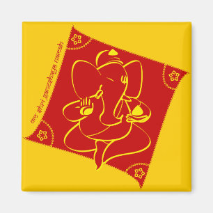 Ganesha Rot-Magnet Magnet