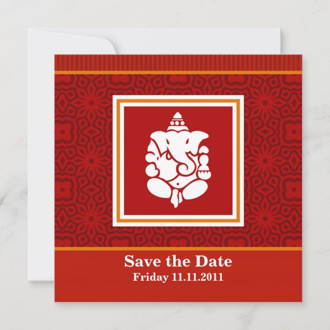 Ganesha Save the Date (Vorderseite)