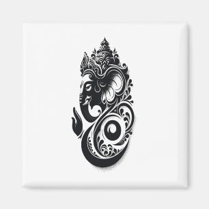 Ganesha, Spiritueller Hindu Ganesh Indischer Yoga Magnet