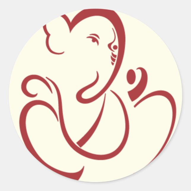Ganesha Sticker (Vorderseite)