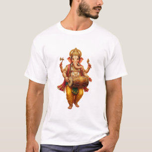 Ganesha tanzt beim Spielen der Madal T-Shirt