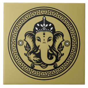Ganesha-Themen-Hindu-Kunstprint Fliese