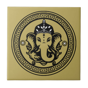 Ganesha-Themen-Hindu-Kunstprint Fliese