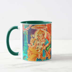 Ganesha Vintag Hindu Deity Spiritual Tasse