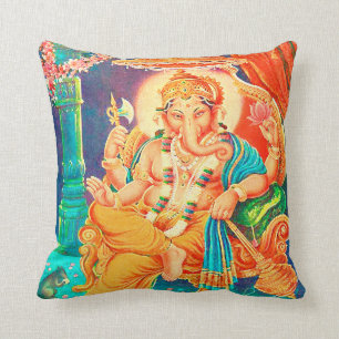 Ganesha Vintag Hindu Deity Spritual Kissen