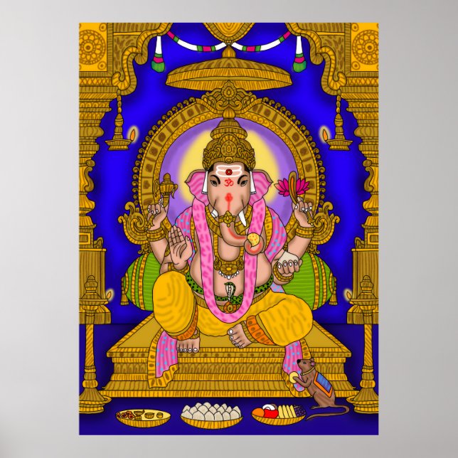 Ganesha Wall  Poster (Vorne)