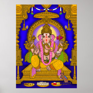 Ganesha-Wand Poster