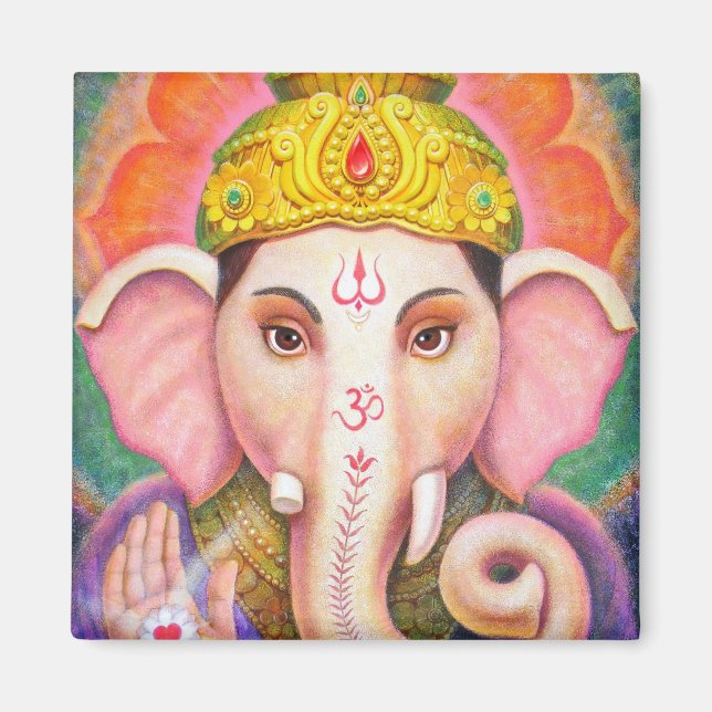 Ganeshas Segnungen Magnet (Vorne)