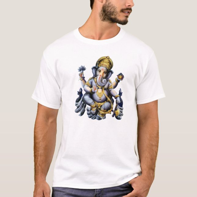 Ganeshblau T-Shirt (Vorderseite)
