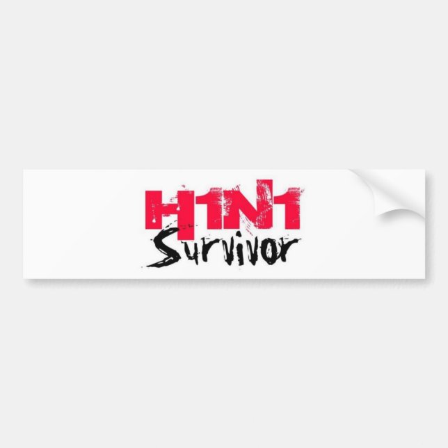 Gang des Überlebend-H1N1 Autoaufkleber (Vorne)