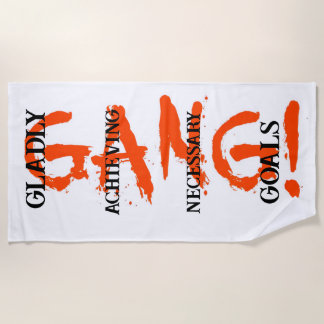 GANG! red Beach Towel Strandtuch
