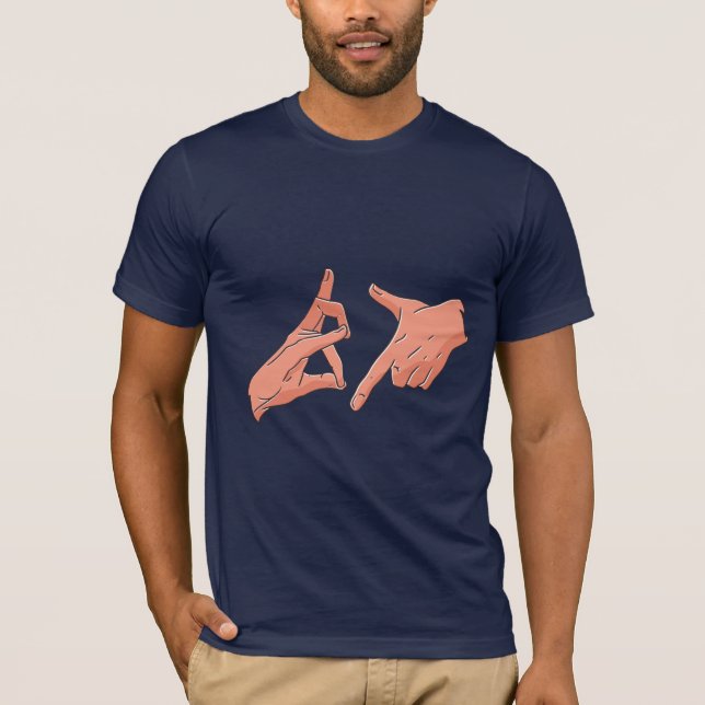 Gang Signs Illustration T-Shirt (Vorderseite)