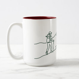 Gang zu den Bergen Tasse