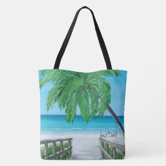 Gang zur Paradies-Palmenbaum-Just-Dahl-Tasche
