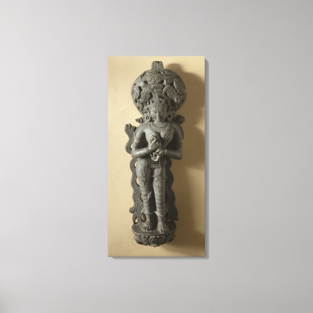 Ganga, Göttin, die den heiligen Fluss Ga personifi Leinwanddruck (Vorderseite)