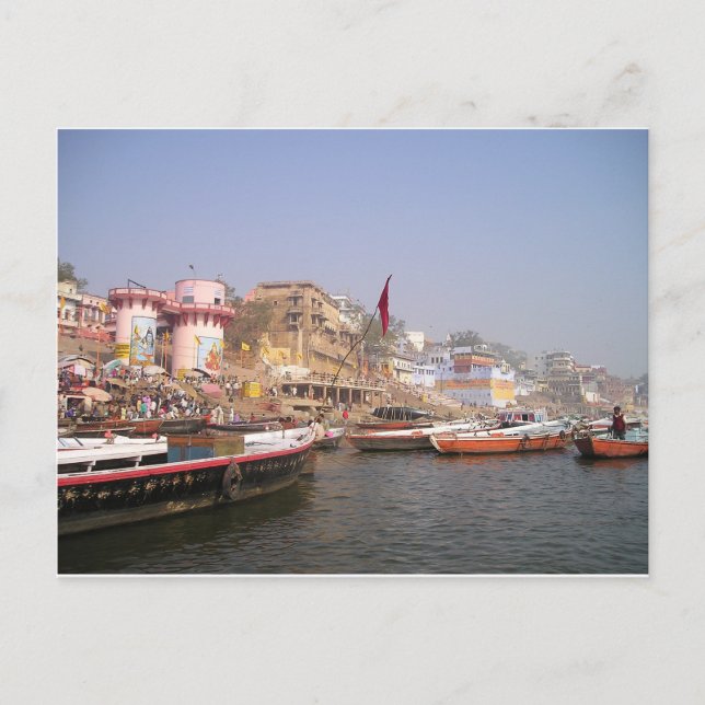 Ganges River Postkarte (Vorderseite)