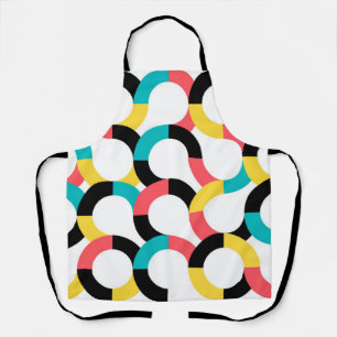 Gängige, moderne, trendige geometrische Muster Schürze