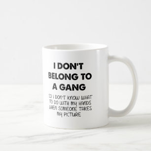 Gangloses Bildermachen Lustiger Becher Kaffeetasse