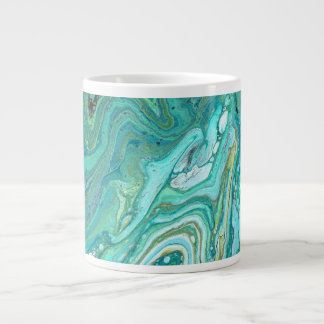 Gangs Back 1 Liquid Green Abstrakt Drink Cup Jumbo-Tasse