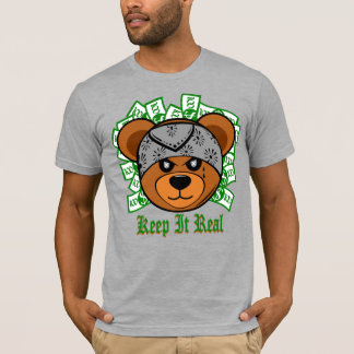 Gangsta Bear Chicano Cholo Mexican Vato Gangster T-Shirt