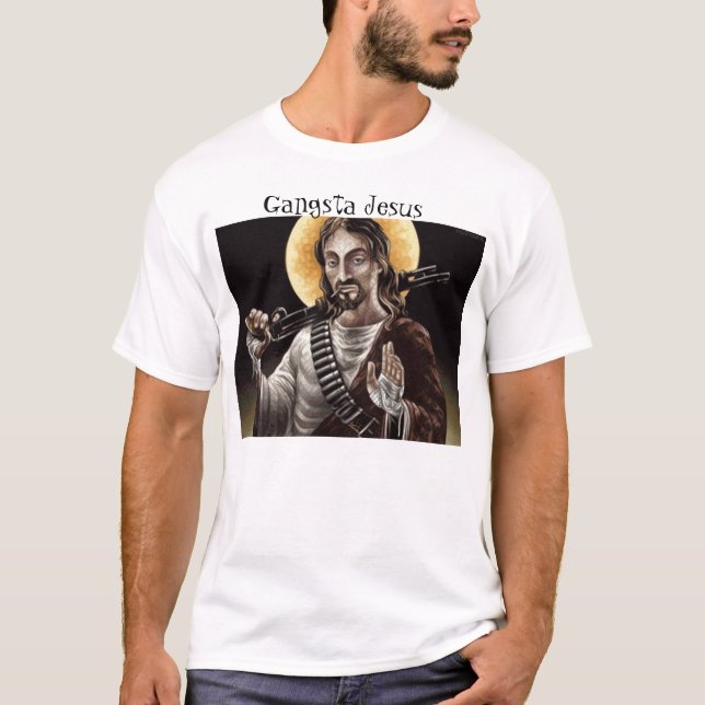 Gangsta Jesus T-Shirt (Vorderseite)