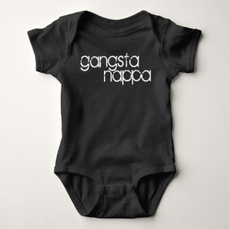 Gangsta Nappa - Baby Boys Urban Vest Sleepsuit Baby Strampler