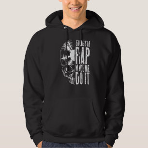 Gangsta Rap machte mich tun, Vinyl Record Gothic S Hoodie
