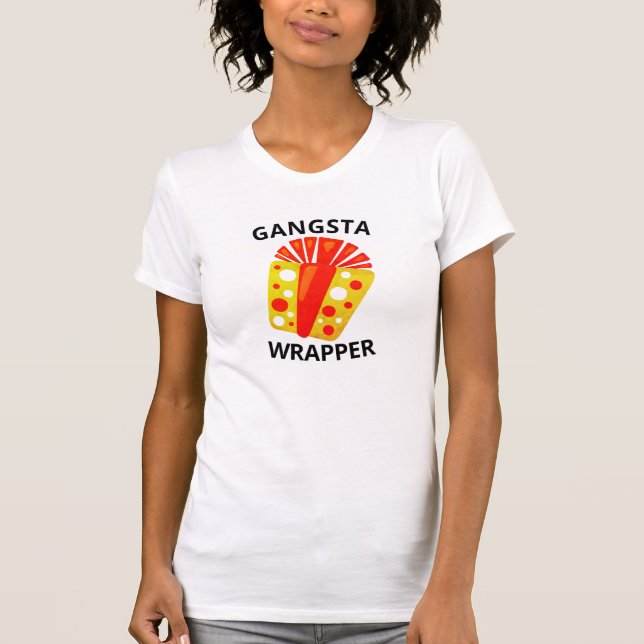 Gangsta Rap Meme Funny Rapper Wordplay Geschenkwra T-Shirt (Vorderseite)