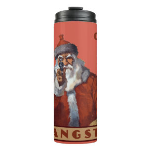 Gangsta Santa individuell benannter Becher