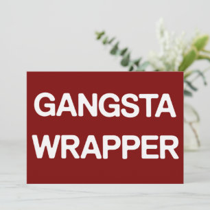 Gangsta-Verpackung Lustige Weihnachten passende Fa