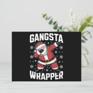 Gangsta-Verpackung Lustiger Dabbing Weihnachtsmann Feiertagskarte