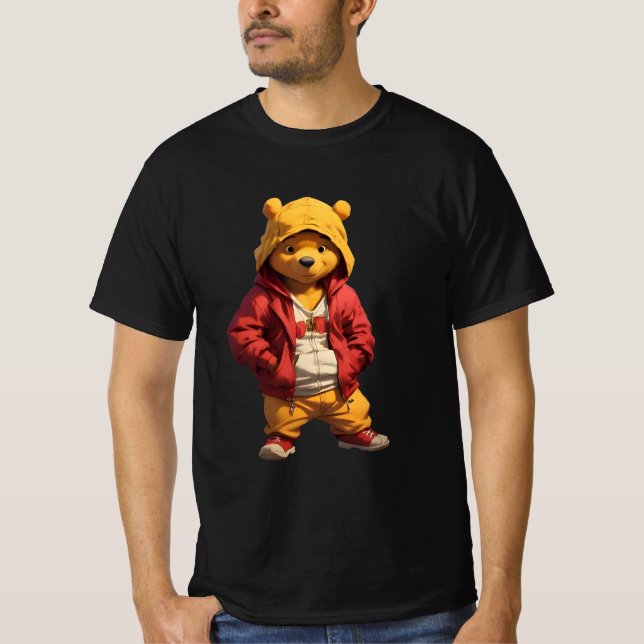 Gangsta Winnie der Pooh 3 T-Shirt (Vorderseite)