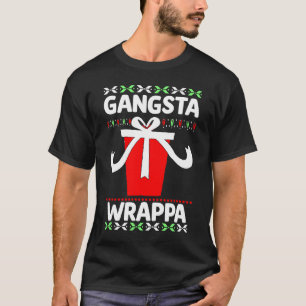 Gangsta Wrappa Frohe WeihnachtsWeihnachtsmann Chri T-Shirt