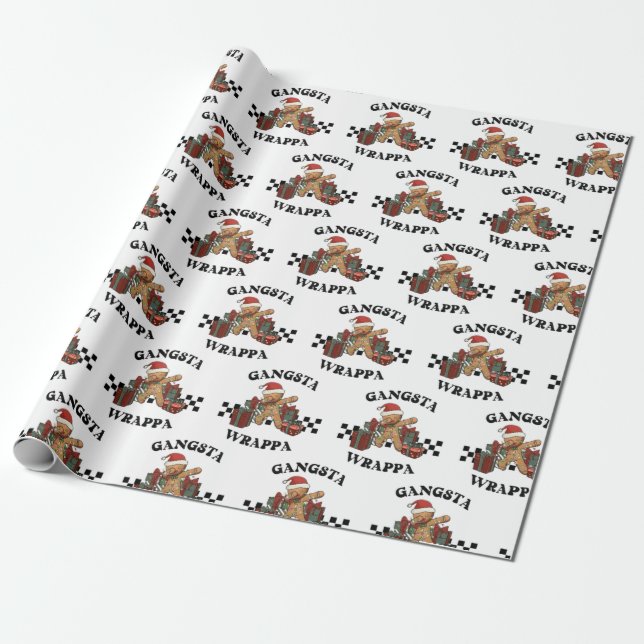 Gangsta Wrappa Wrapping Paper Geschenkpapier (Ungerollt)