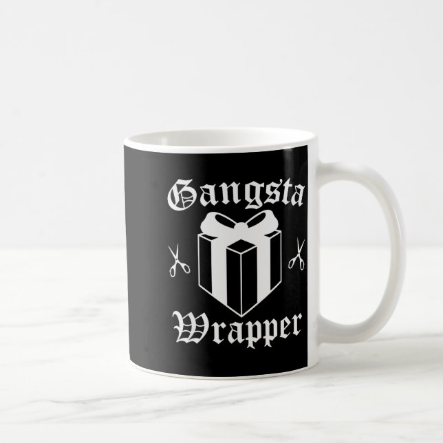 Gangsta Wrapper Christmas Holiday  Kaffeetasse (Rechts)