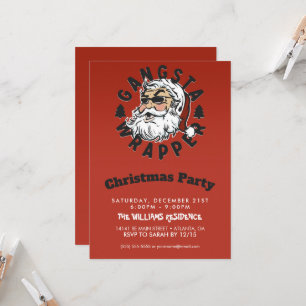 Gangsta Wrapper Einladung